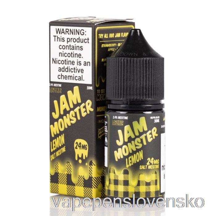 Citrón - Džem Monster Salts - 30ml 24mg Vape Cigareta
